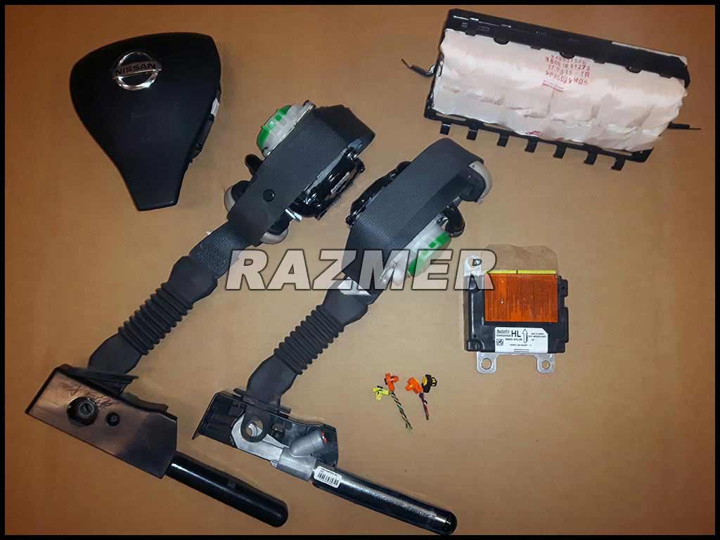 2015 NISSAN ALTIMA SEDAN AIR BAGS AIRBAGS SET SEAT BELT RETRACTORS MODULE OEM